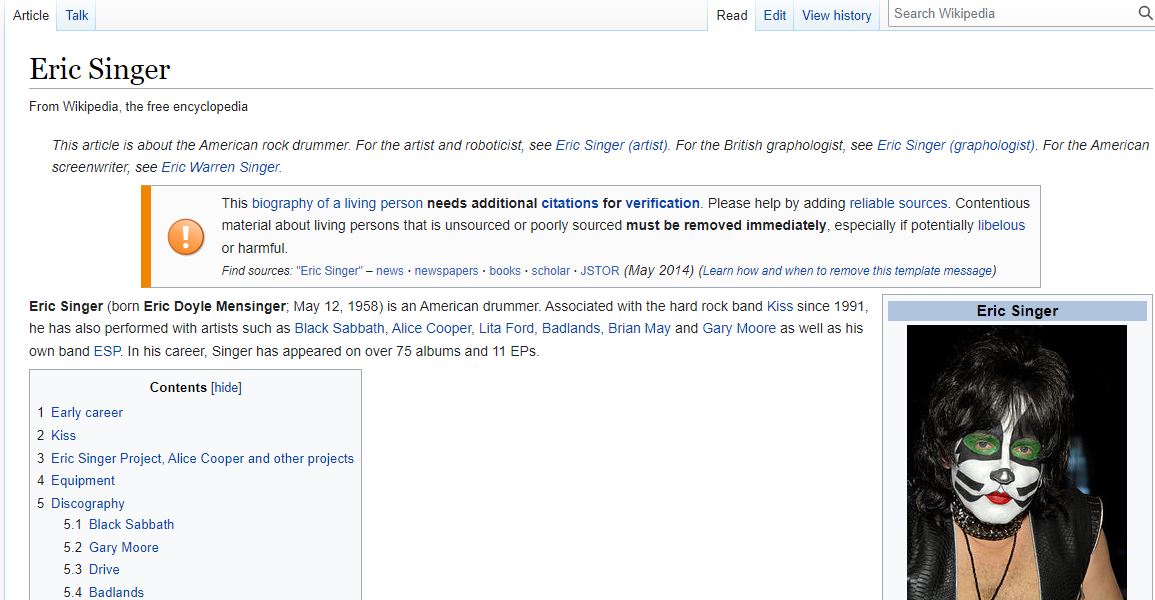 Professional Wikipedia Page for Musician/Singer with 100 percent Guarantee