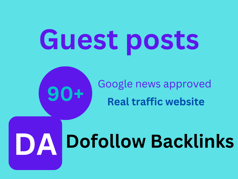 Write and publish 6 guest post with 500 words high da 60+