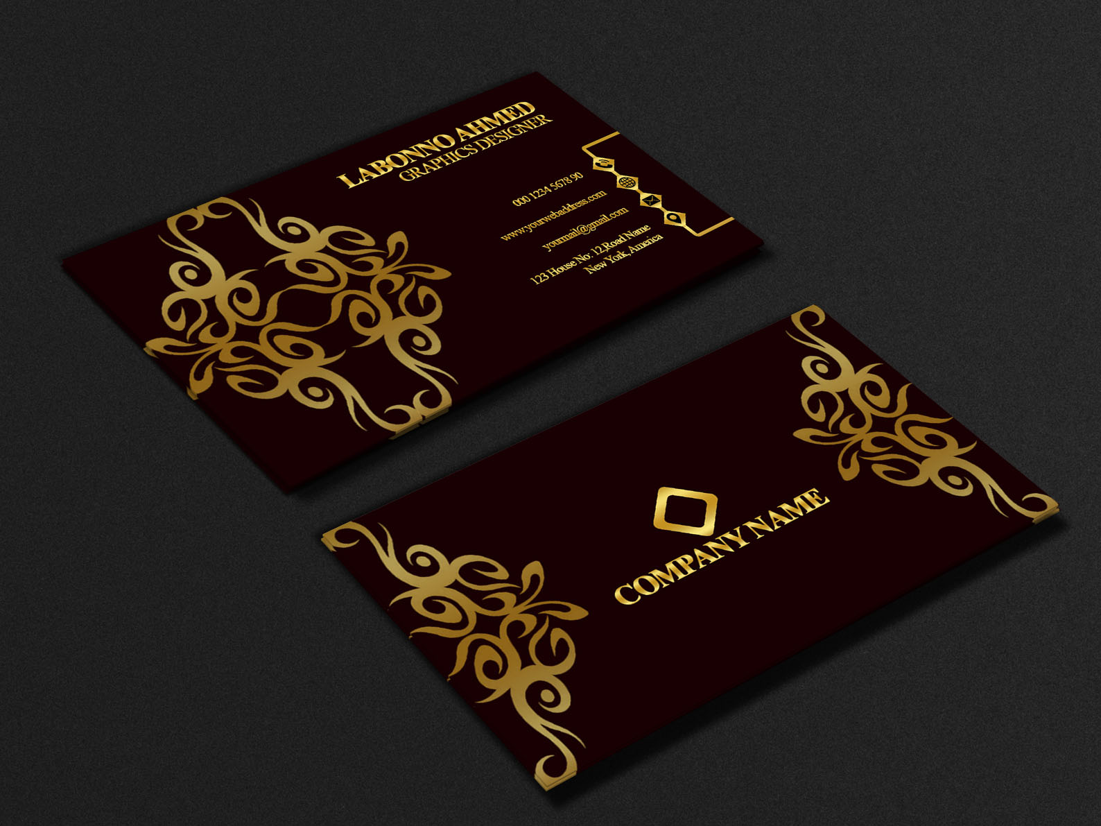 I will design your luxury business card