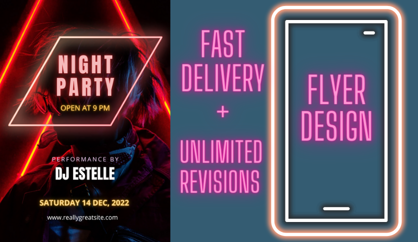 I will design professional flyer, posters and brochure