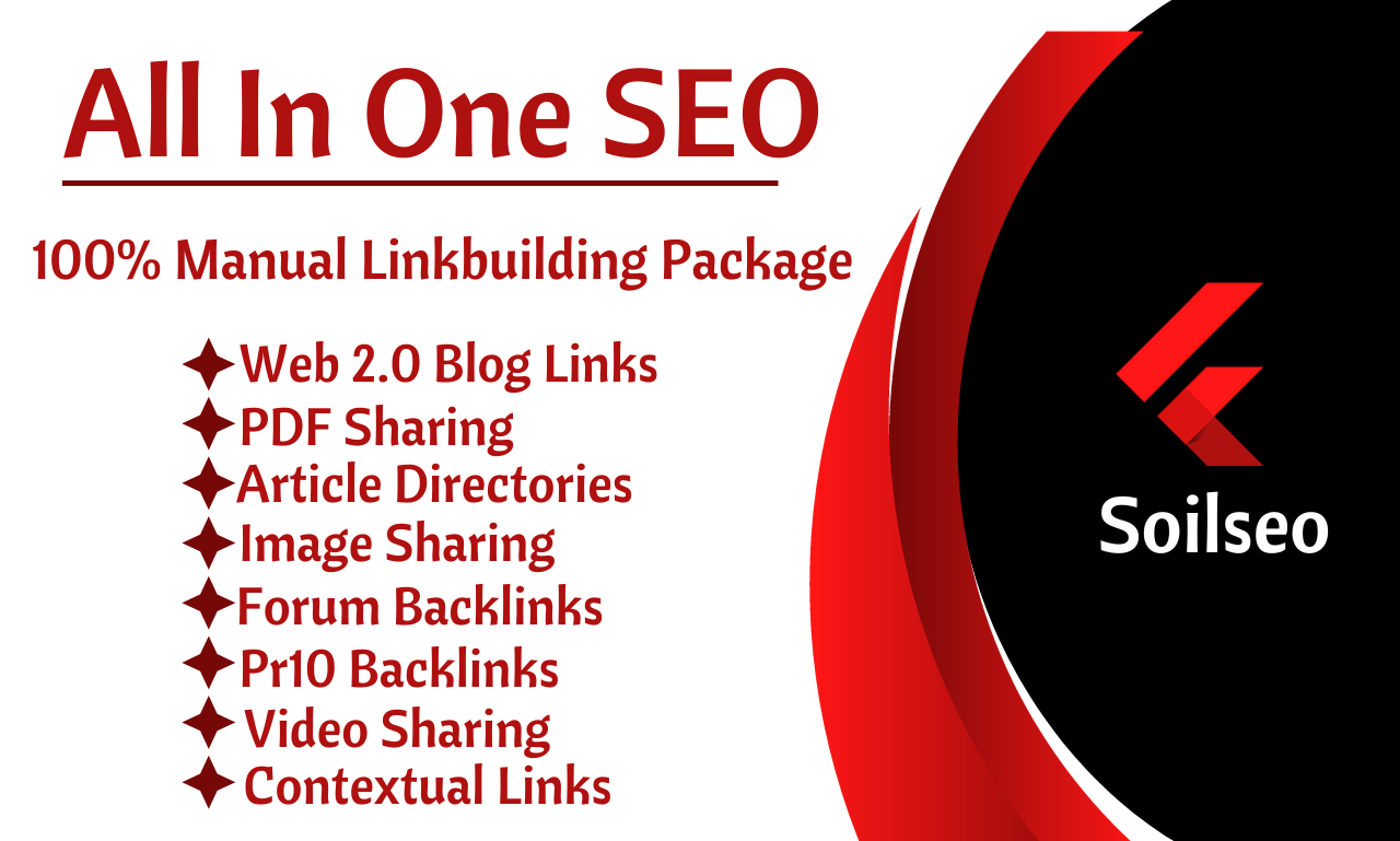 All In One 150 Manual and Unique SEO Link Building Service