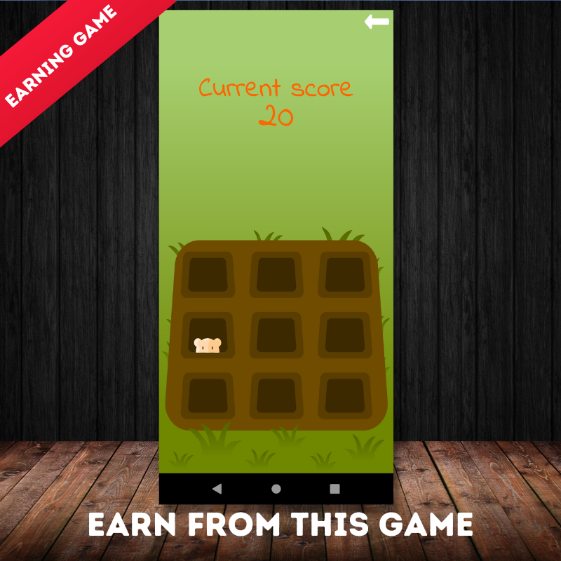 I will make a finger and tapping earning game for you