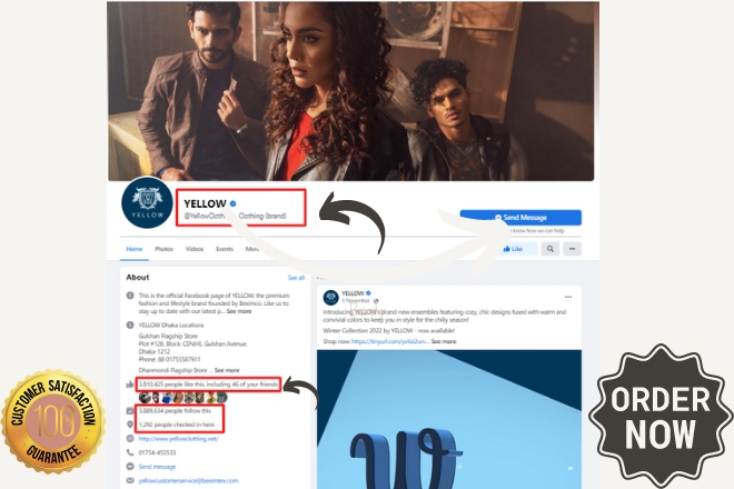 Set up a business page and professional Facebook optimization for you