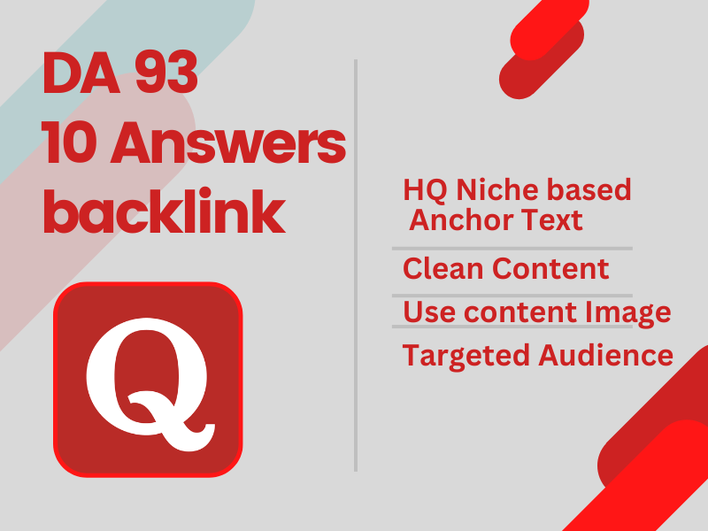 Permanent 10 Quora answer submissions within 2 days