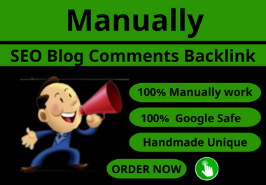 200 Unique Manually SEO Blog Comments Backlinks on High DA PA Authority Sites