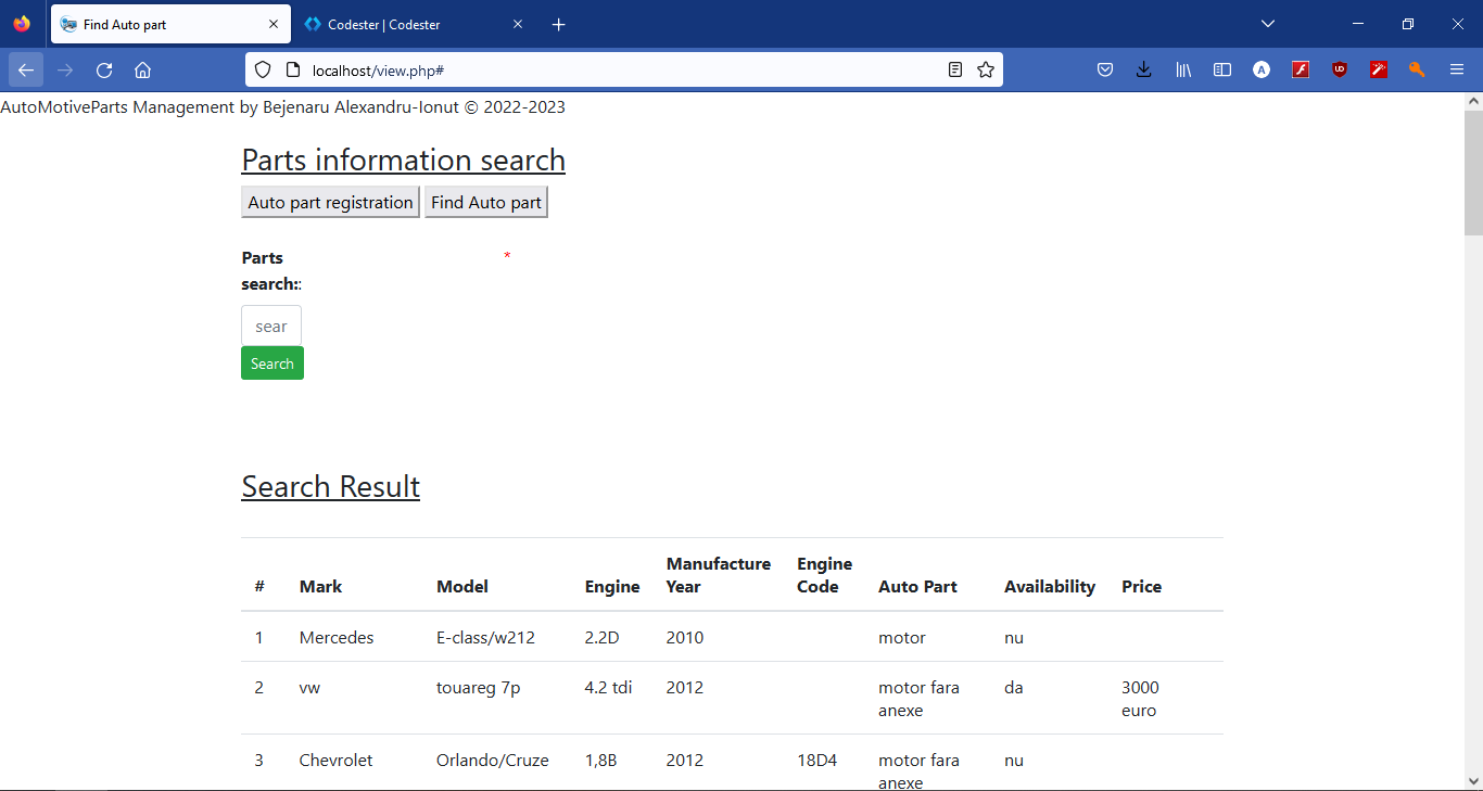 AutoMotive inventory management