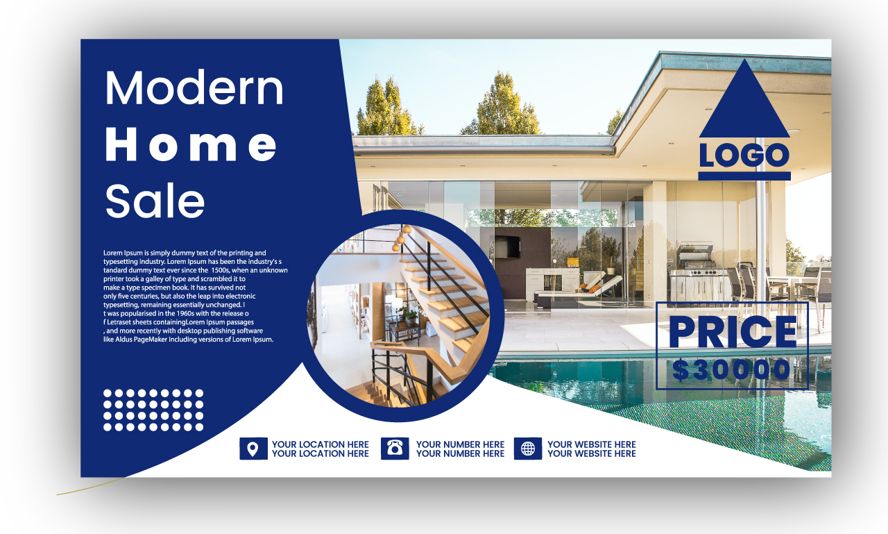 I Make do billboards, banner, yards design for you