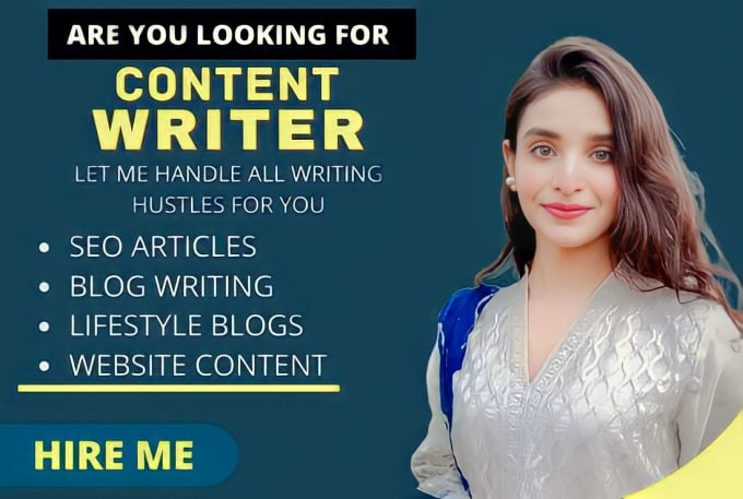 I will do SEO article writing and website content or ...