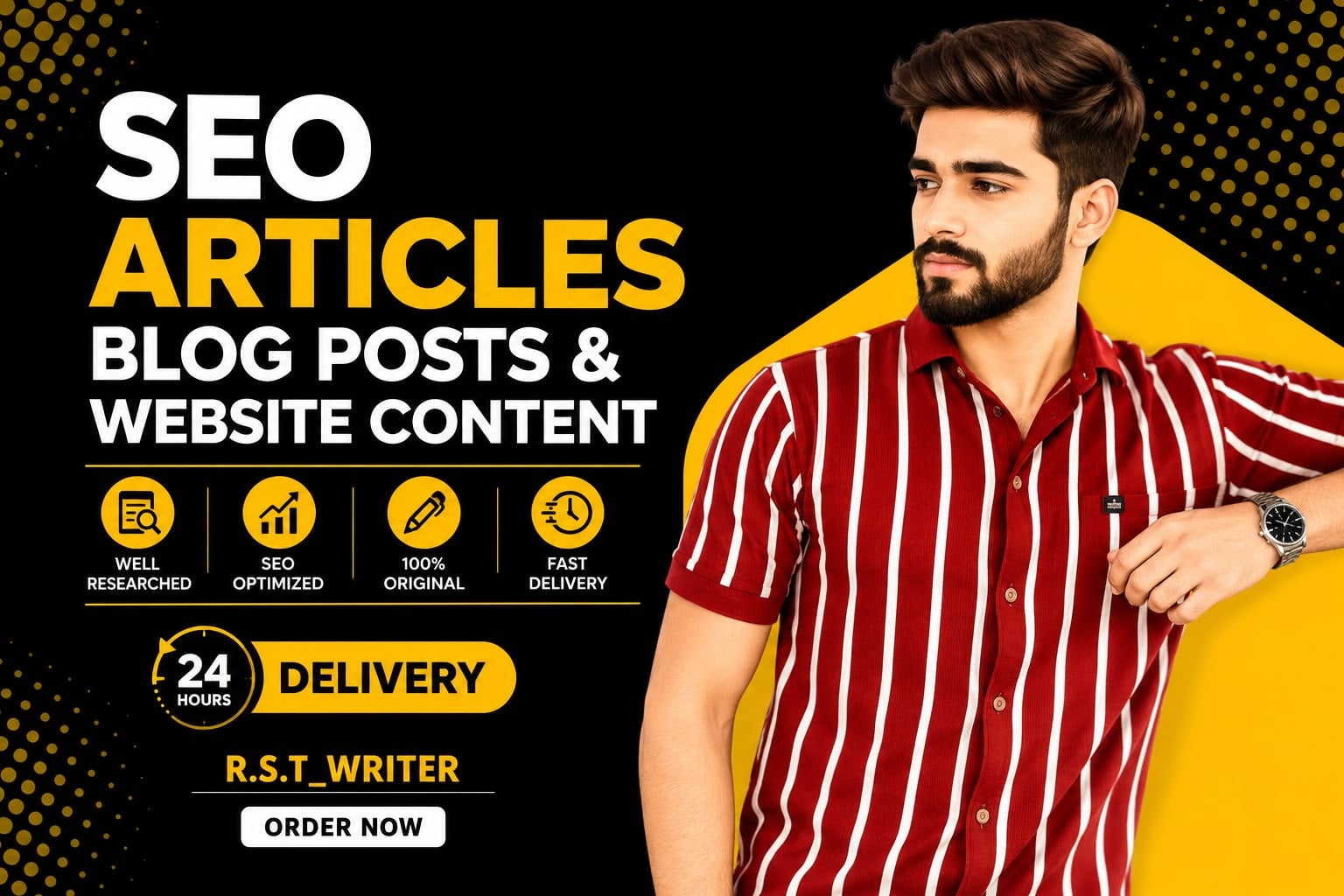 I Will Write 1000+ WORDS SEO Articles, Blog Posts and Website Content in 24 hours
