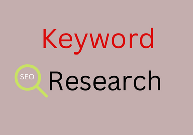 I will do 20 Best SEO keywords research that are relevant to your niche 