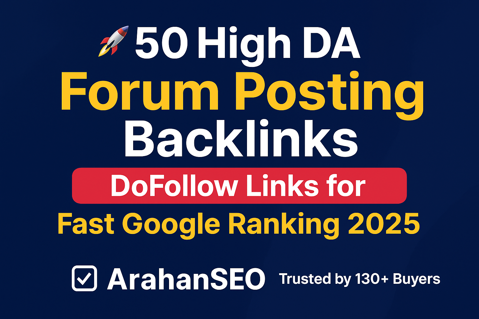 50 High DA Forum Posting Backlinks DoFollow Links for Fast Google Ranking 2025