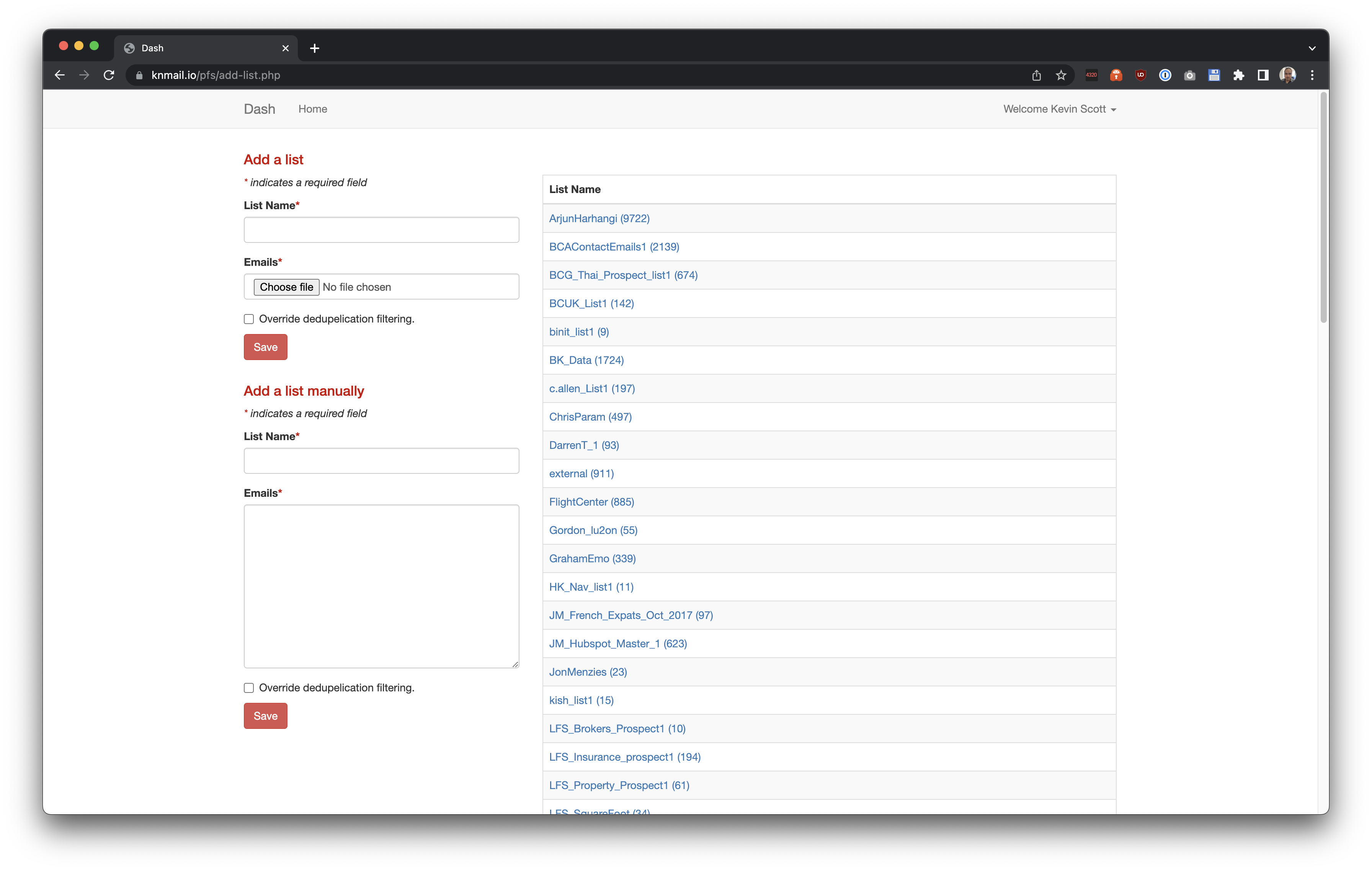 20000 e-mails for Hong Kong, UK, USA and Middle East