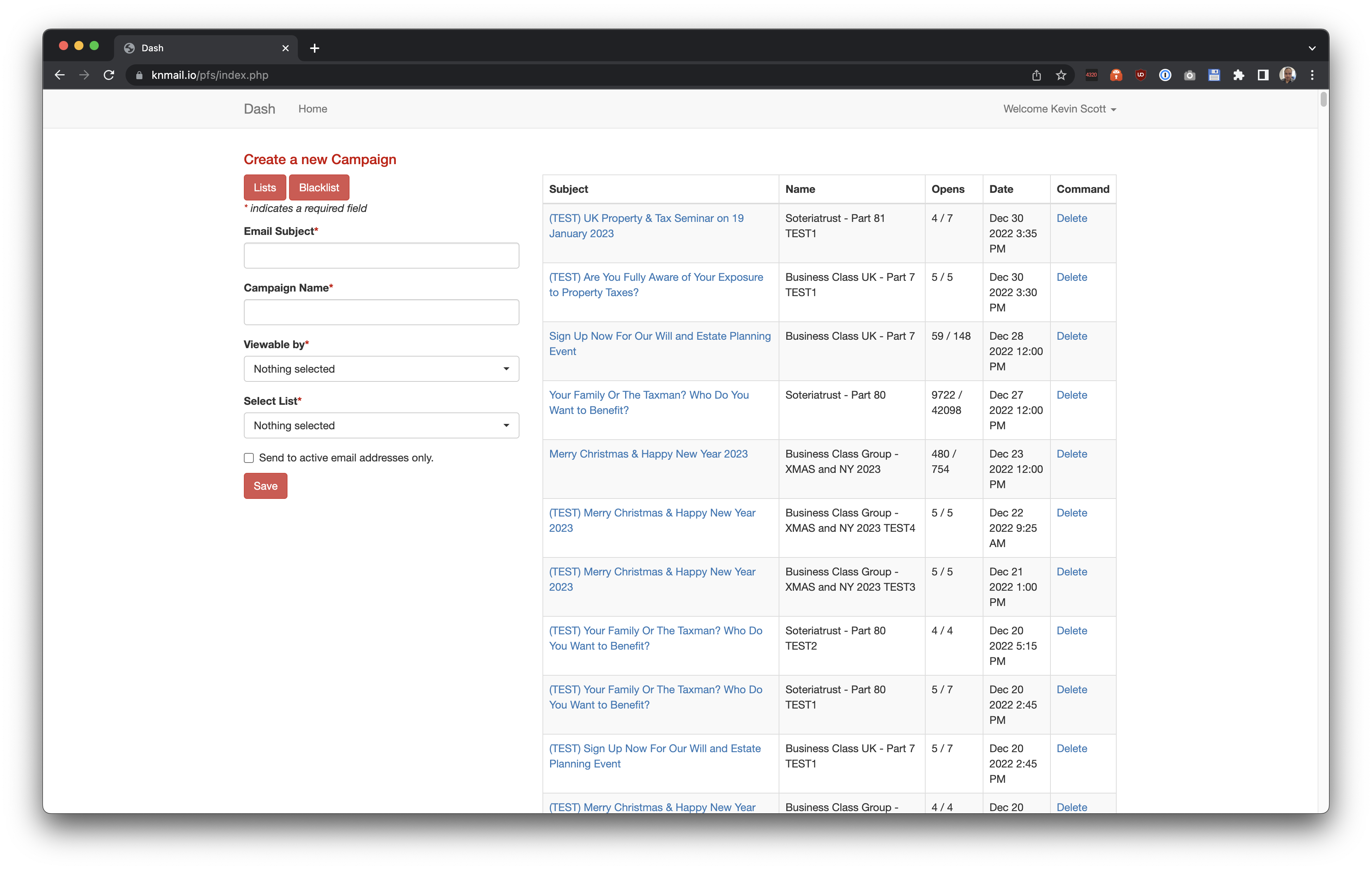20000 e-mails for Hong Kong, UK, USA and Middle East
