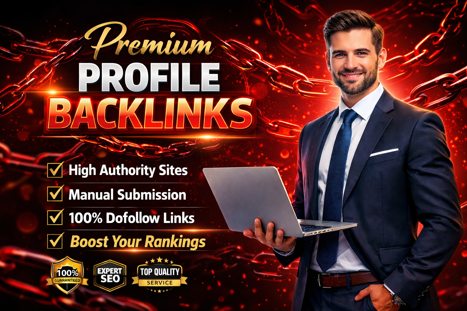 300 High Authority DA70+ Profile Backlinks to Boost Your SEO Rankings