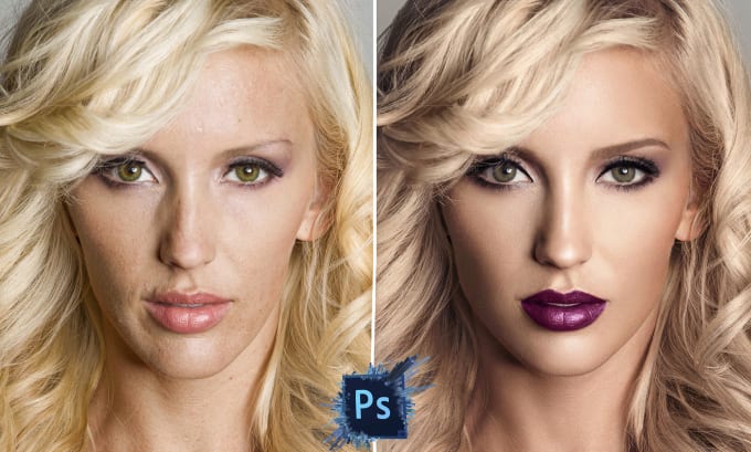 I will professionally retouch a portrait photo using photoshop