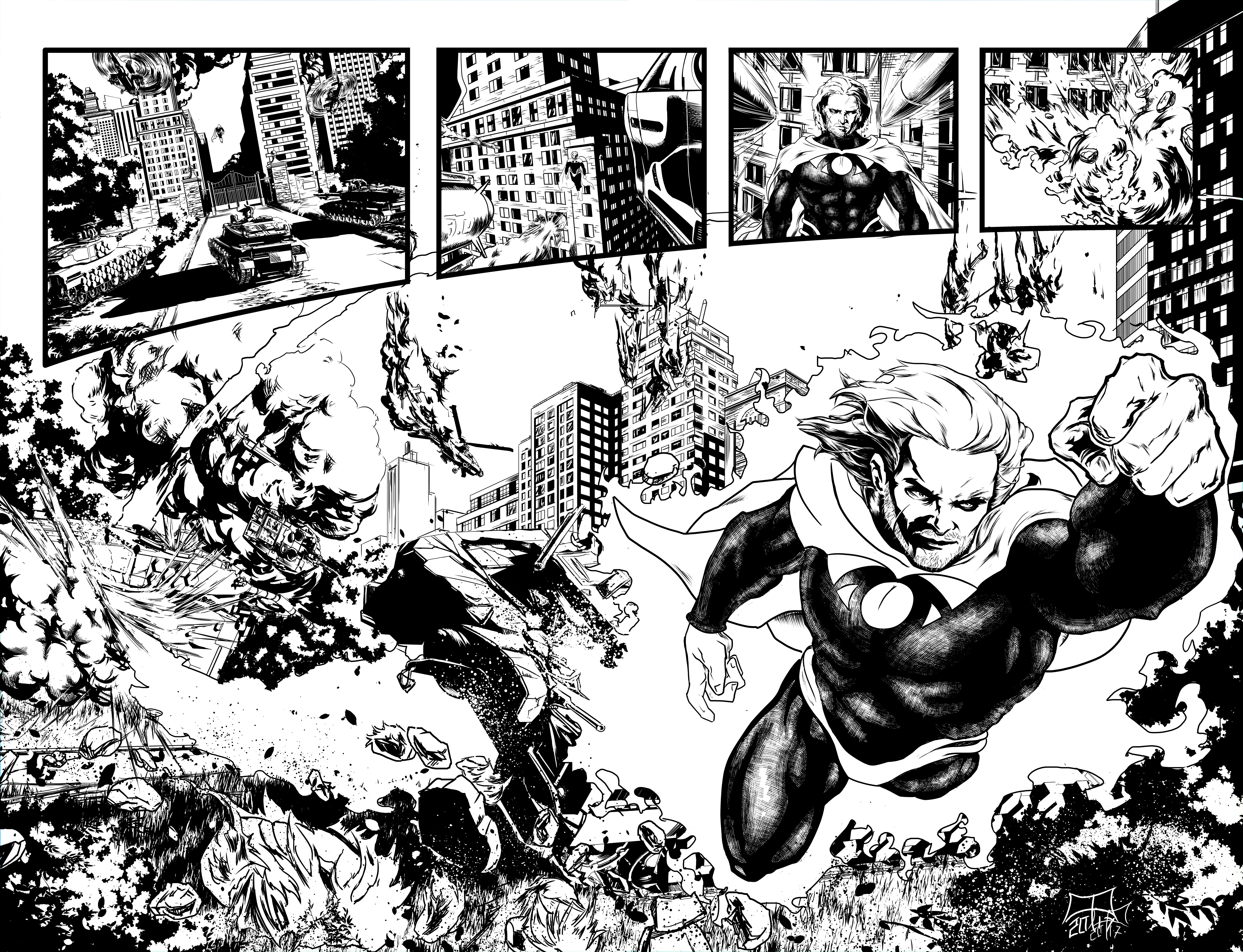 Bring you into the comic universe. Create a personal Comic Page!