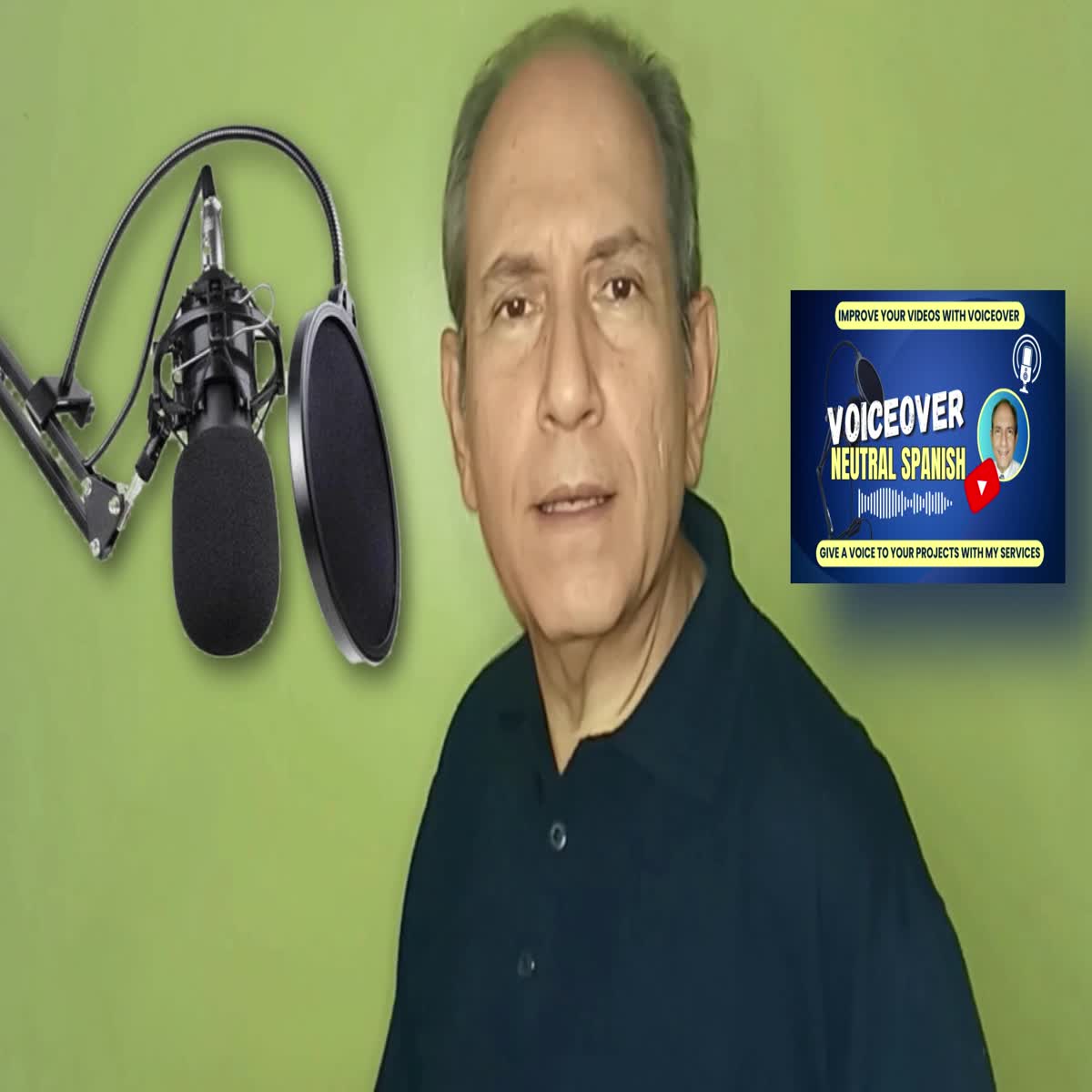 I will record a voice over in neutral Spanish for YouTube videos and other projects 