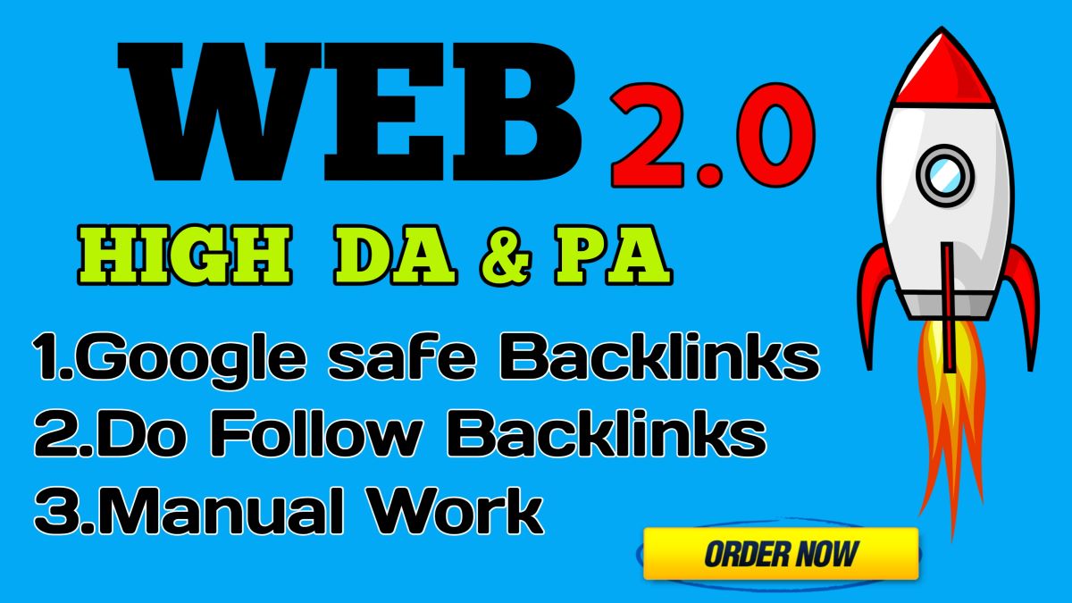 I Will create 101 Web2.0 High Quality 2024 update Dofollow Backlinks DA 90-70 plus