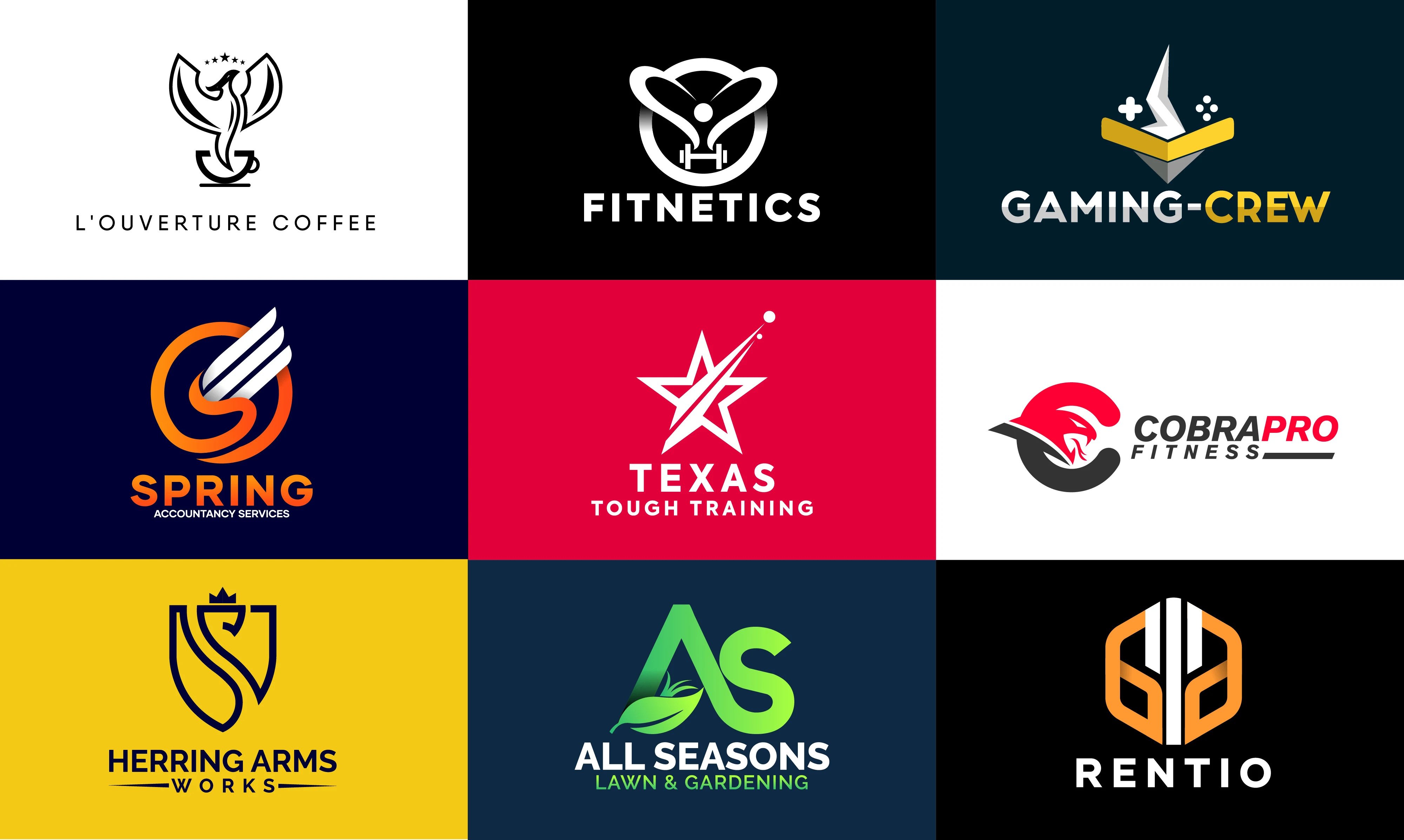 I will design a custom modern minimalist business logo