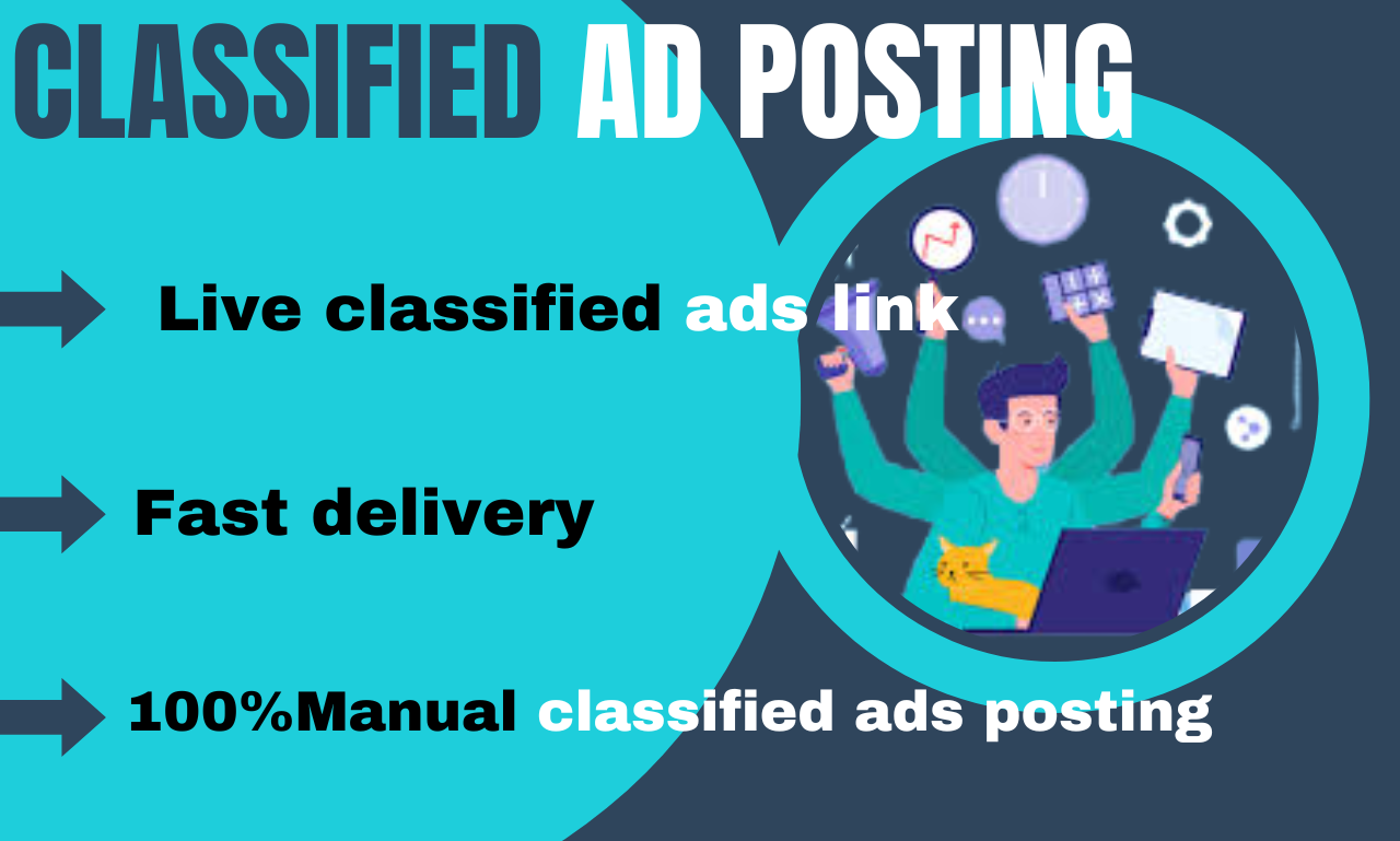  I will post 60 ads on top ad posting site list
