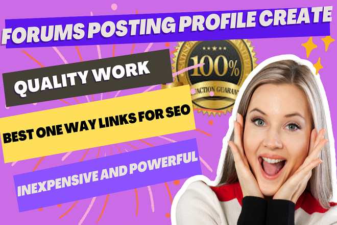  I will build 60 manual unique forum posting on high authority SEO forum posting backlinks 