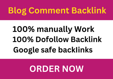 I will do 60 hq blog comments seo backlinks for your Website