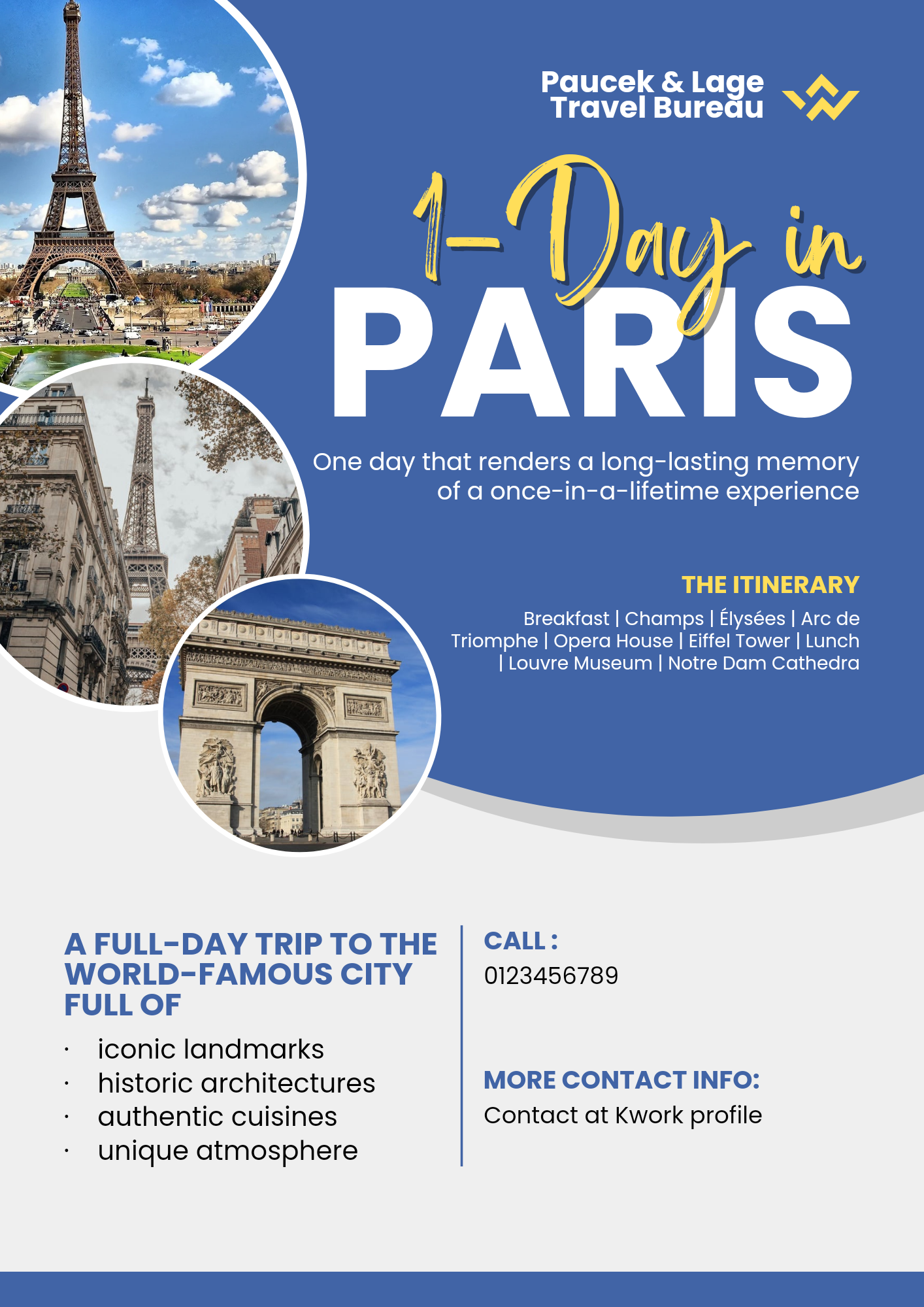 I can make trendy and eye catching Flyer Design in less amount and time. 