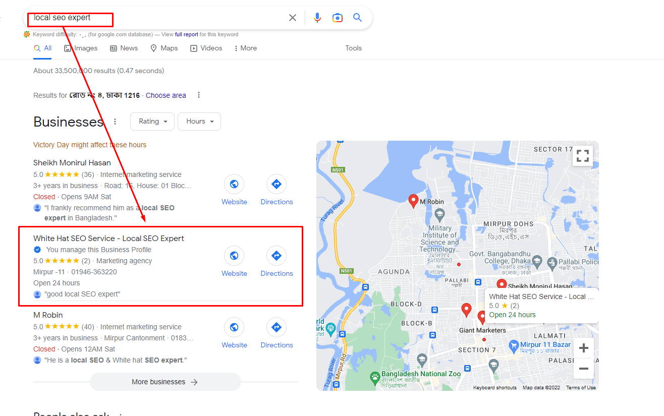 I will do google my business optimization, local SEO, and gmb ranking