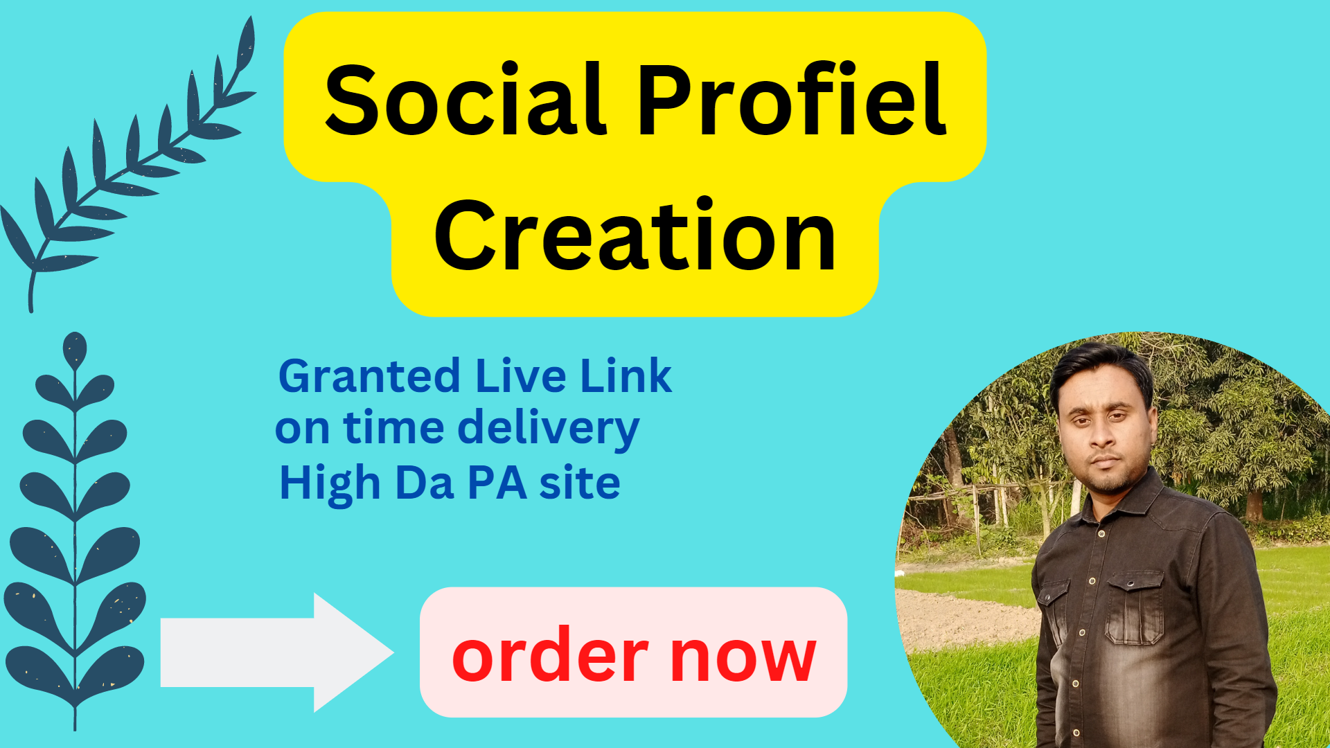 I will do 100 seo social profile creation backlinks with 100% quality high da pa
