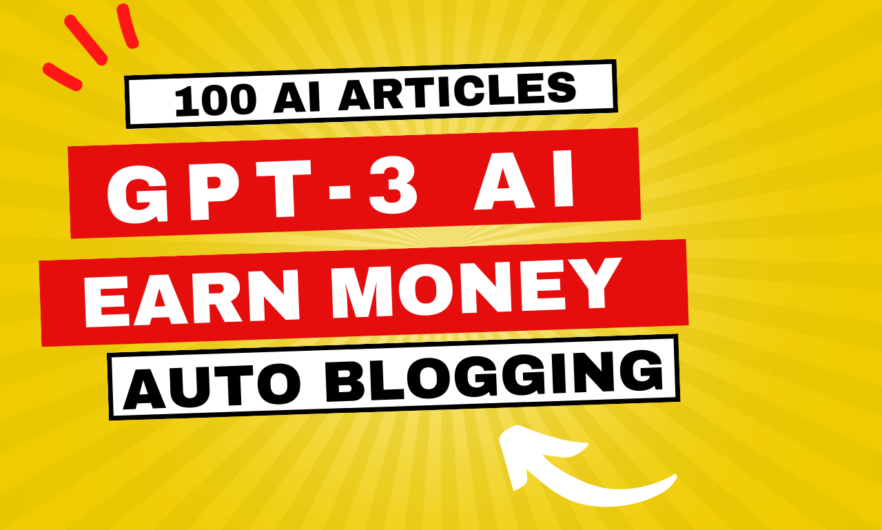 100 SEO optimize Unique AI Articles Generated with Using GPT-3 AI and WordPress Site Creation