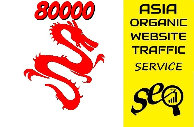 60000 Asia visitors traffic for 30 days