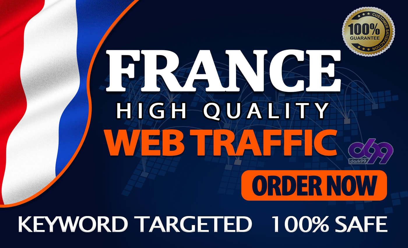60000 France visitors traffic for 30 days