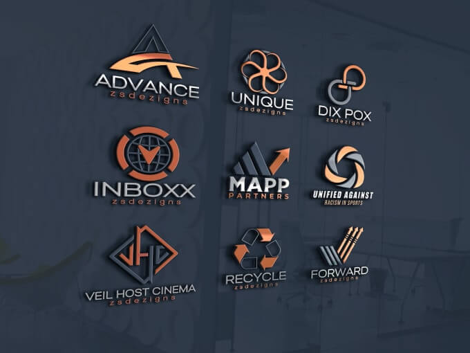 I will design creative 3d logo with FREE jpg, psd and unlimited ...