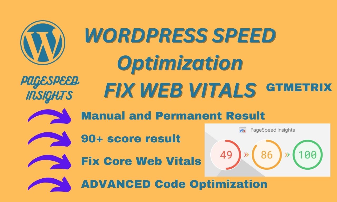 I will do WordPress website optimization and increase page speed