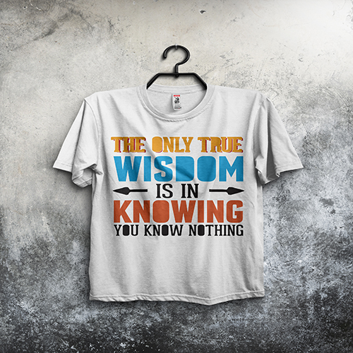 I will design a unique typography t shirt within 24 hours