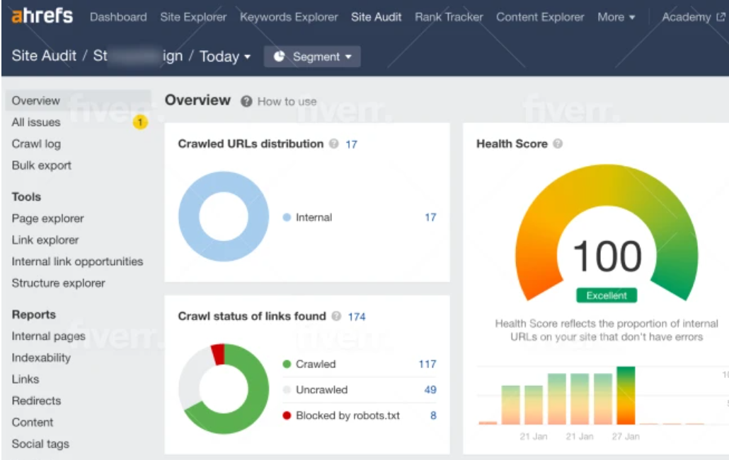 Fix search console,  Semrush,  Ahrefs,  Moz or Technical Seo errors