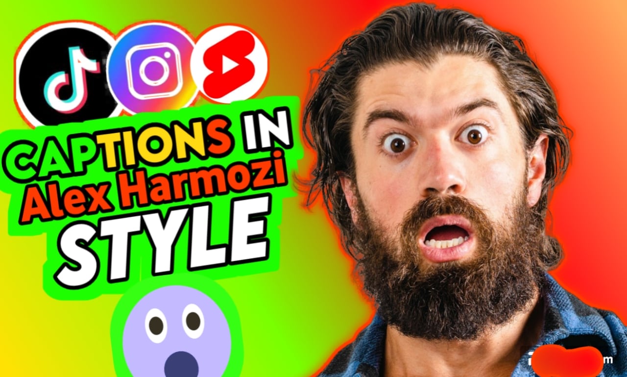 I will edit captions for Instagram reels YouTube shorts and for TikTok videos in alex harmozi style 