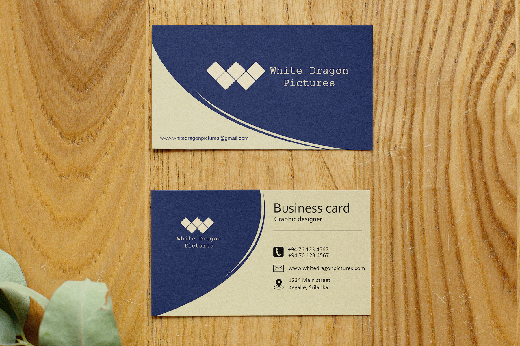 I will do design your business card
