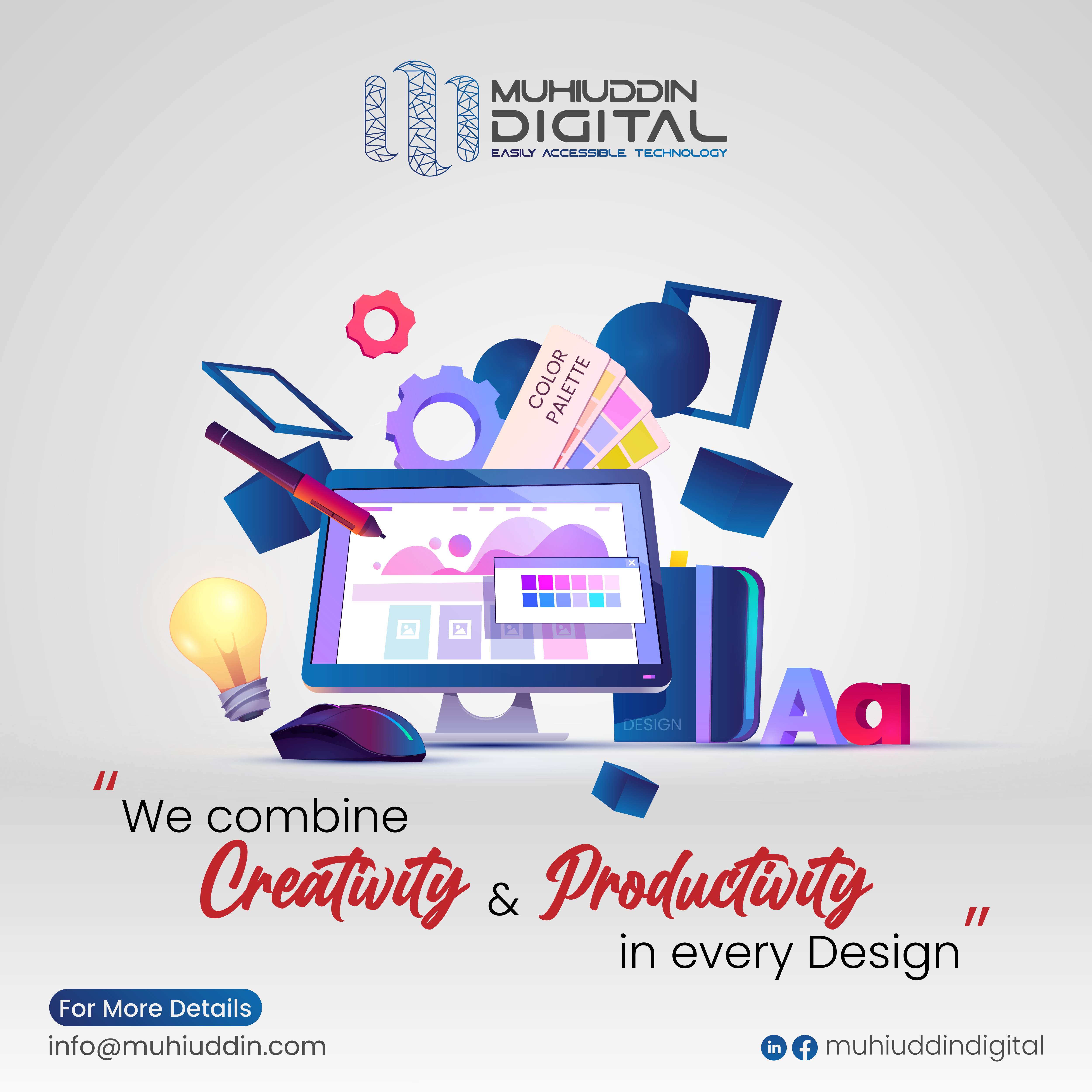 Ad Poster will be designed as required 