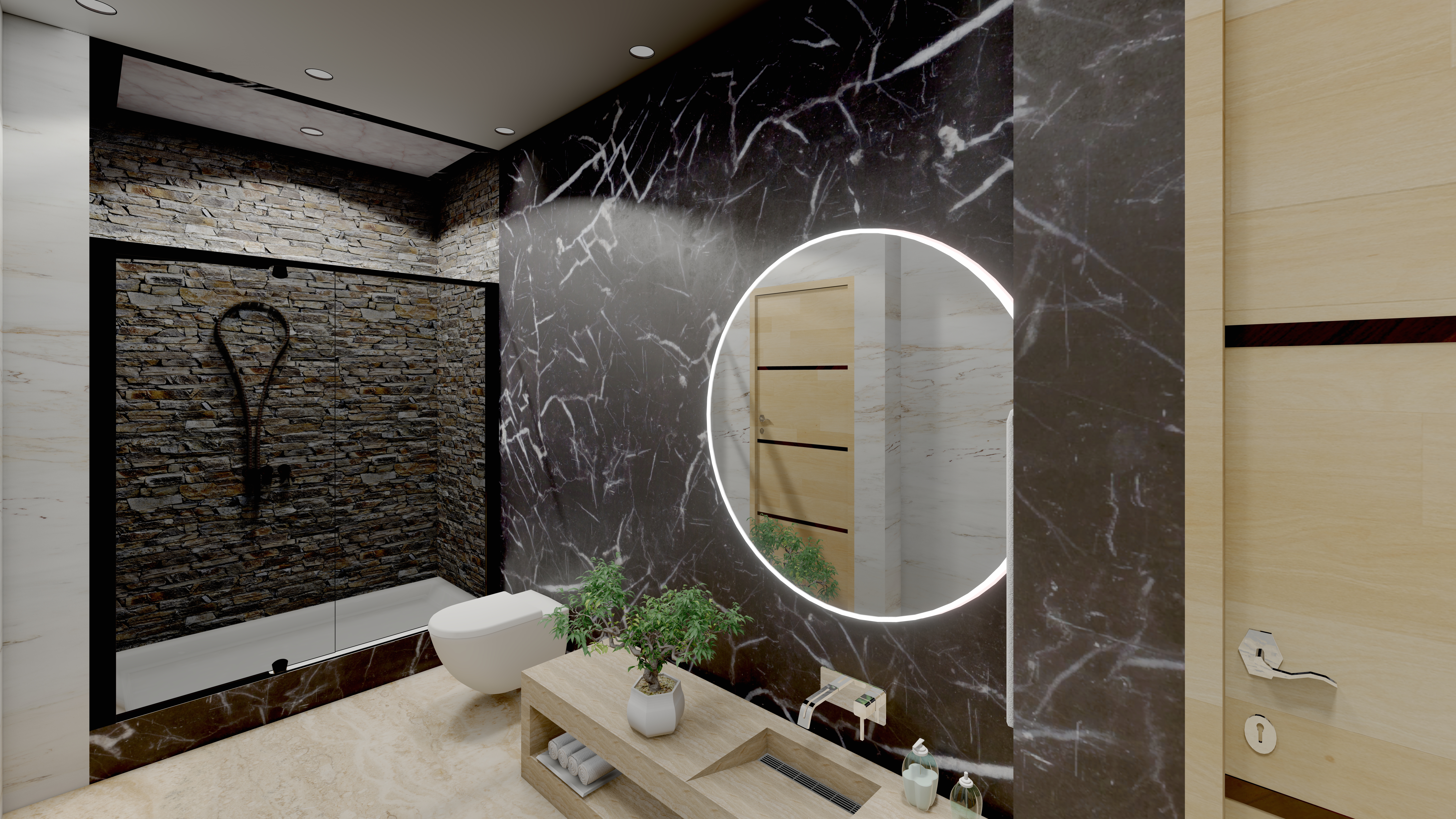 I will do realistic interior design decoration 3d render