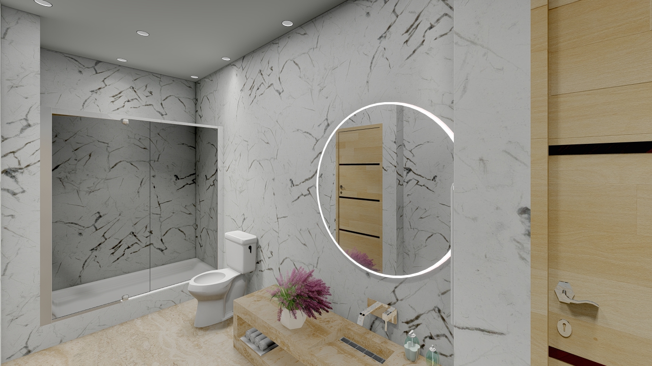 I will do realistic interior design decoration 3d render