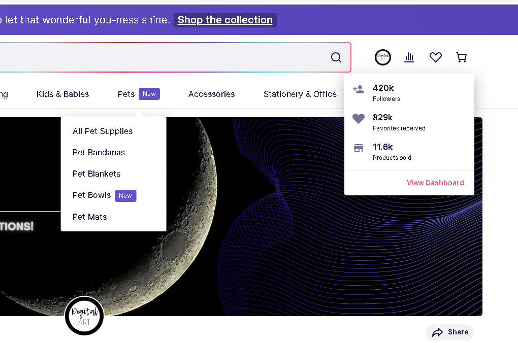 I will drive organic traffic to your Redbubble store ∣ Approximate traffic: 400-600k