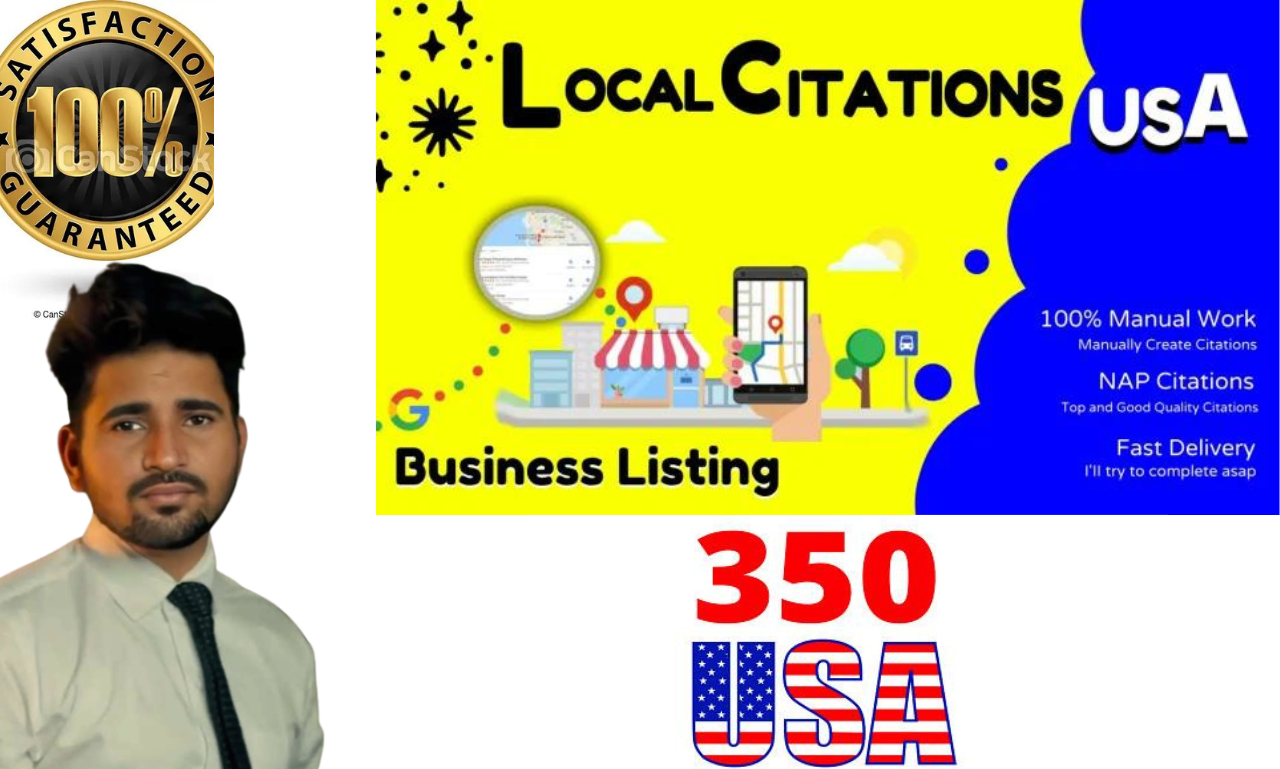 I will do local citations or local listings for USA local business