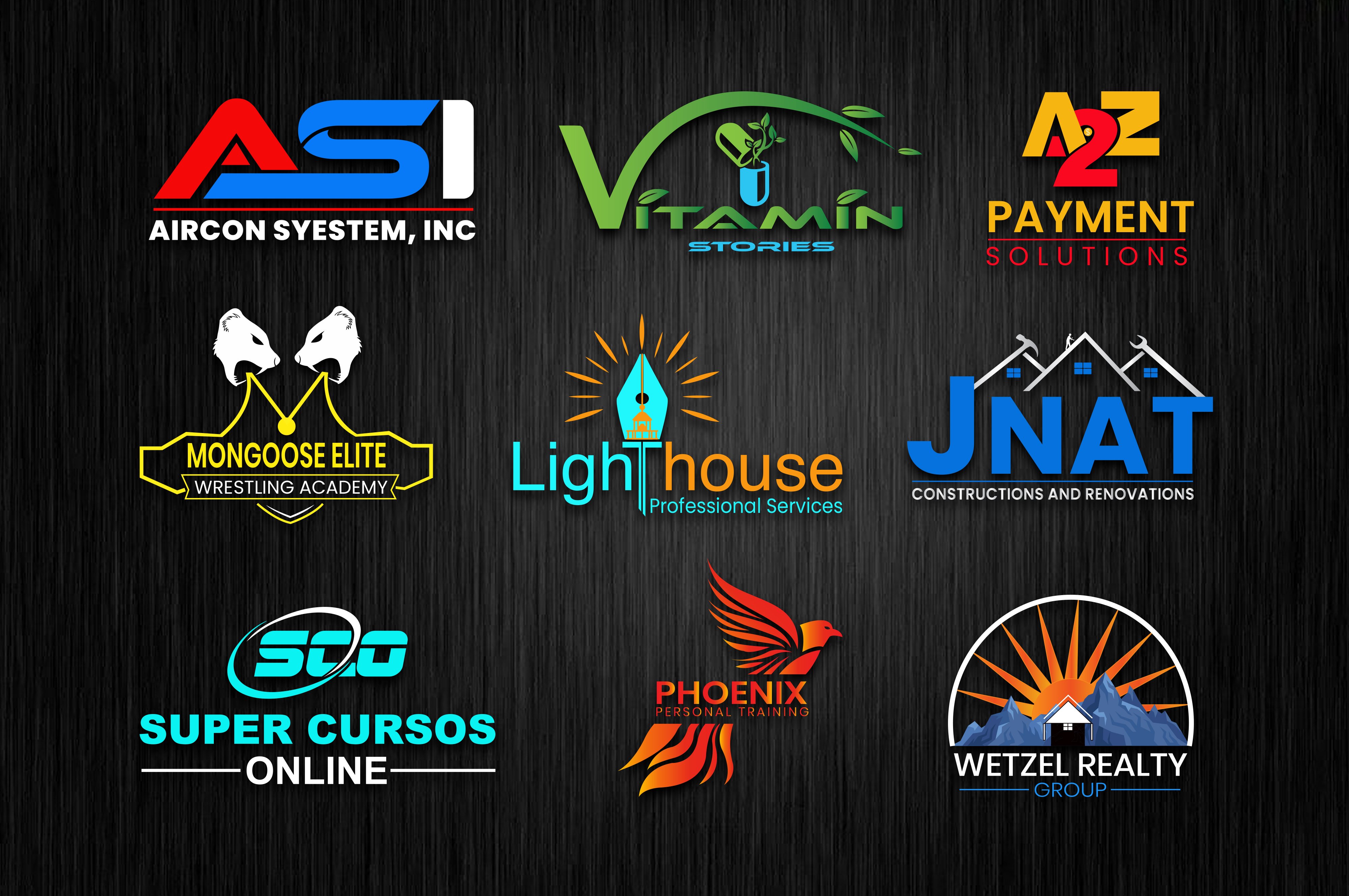 I will create unique modern minimalist business logo design