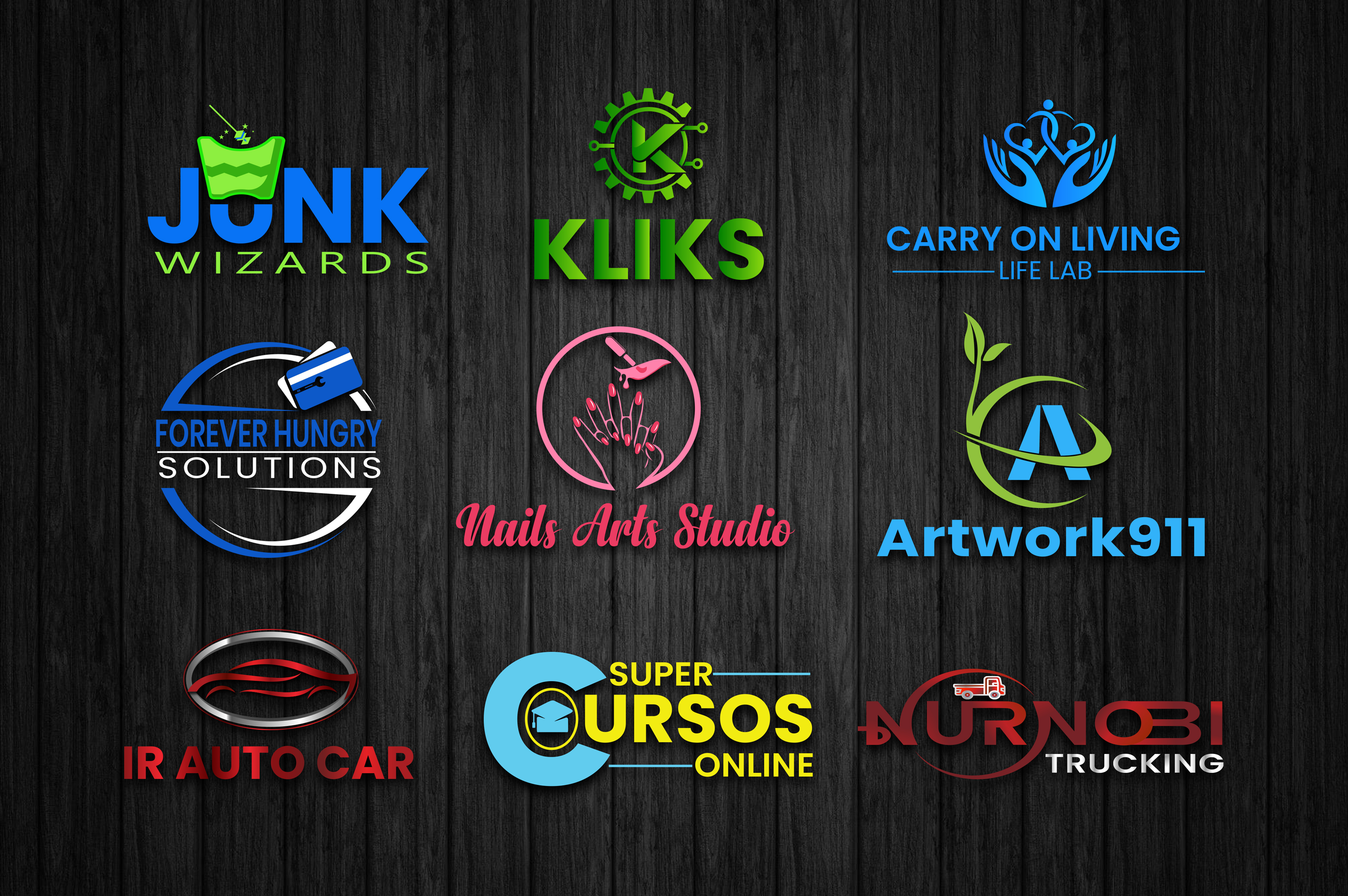 I will create unique modern minimalist business logo design