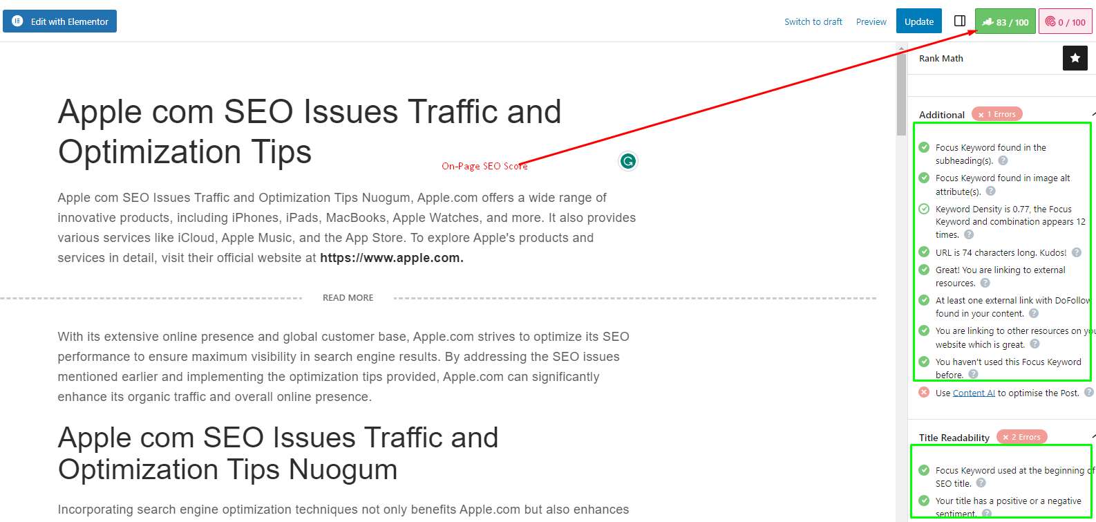 Professional On-Page SEO Service to Boost Your Website's Visibility