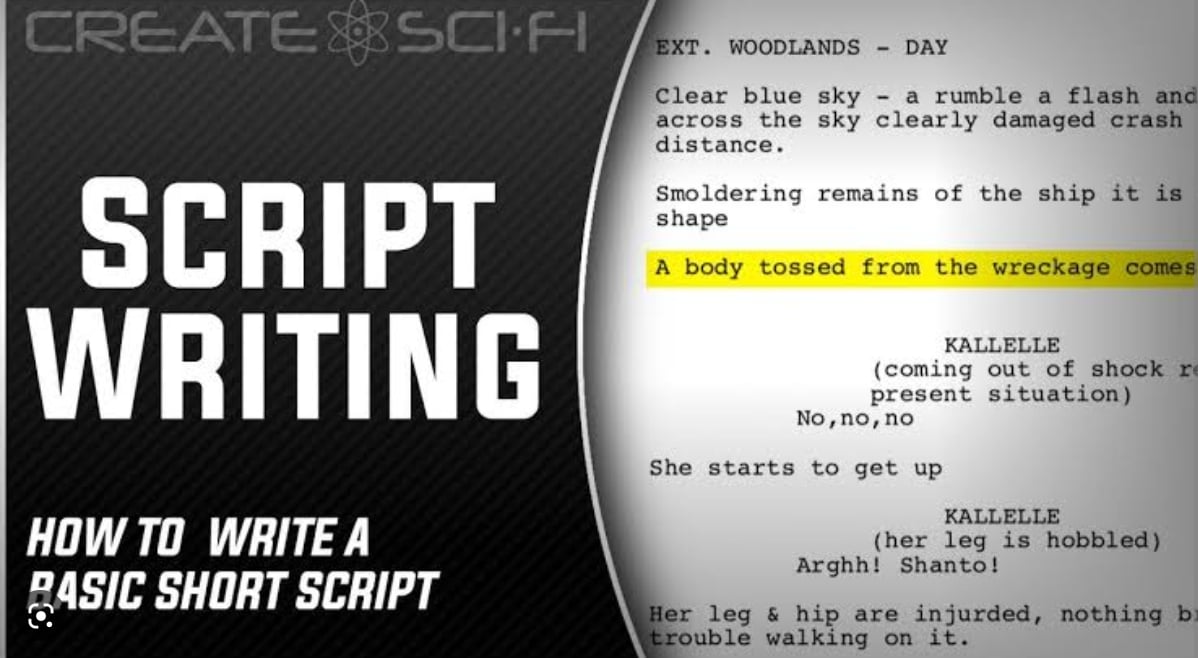 I will Write a standard movie's script for your production.