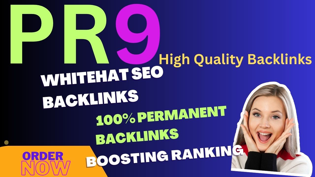  I will Create151 High Quality Pr9 backlinks for your website ranking