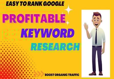 Profitable keyword research for SEO of your website