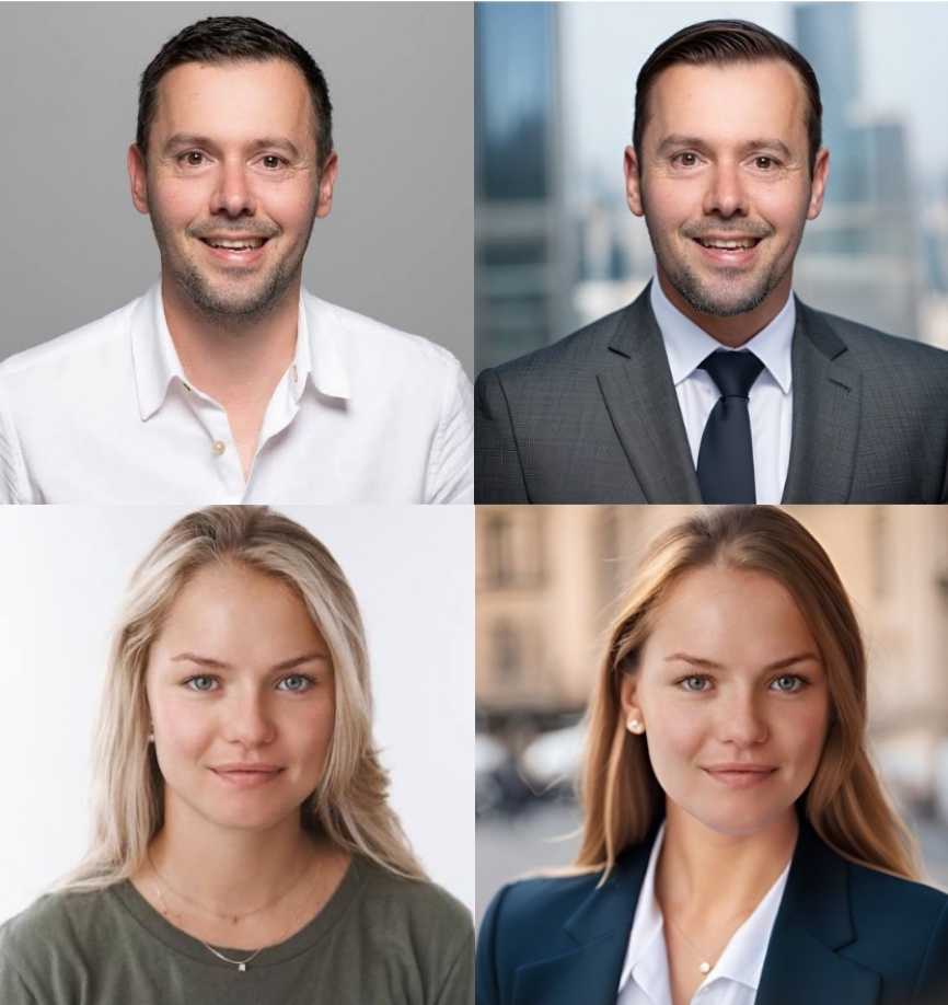 I will do professional corporate business headshot retouch